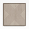 Geo X in Driftwood by DSCVR Art Framed Canvas Wall Art | Prints in Paintings by ArtCollectiv