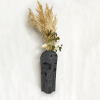 Vase Sleeve Merino Wool Felt Rake Charcoal Tall | Vases & Vessels by Lorraine Tuson