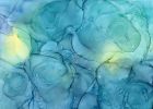 emerald undercurrent | abstract art original | Watercolor Painting in Paintings by Megan Spindler