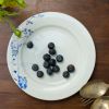 Personalized Birch Dessert Plate Set – Four Seasons Hand-Drawn Design | Work by Rust Designs