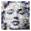 Fading Away #4 -limited Edition of 20 - 90x90 | Collage in Paintings by Paola Bazz. Item composed of paper in contemporary or eclectic & maximalism style