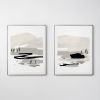 "Coastal Waters I & II" Print Set | Prints in Paintings by Kim Knoll Art