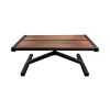 Contemporary Walnut and Metal Coffee Table | Tables by Sand & Iron