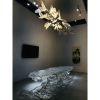 Alan Mizrahi WM630 Glass Leaves | Chandeliers by Alan Mizrahi Lighting Design