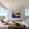 SOLD - Standing Guard - 48x60 Geometric Mountain | Shilo Ratner | Oil And Acrylic Painting in Paintings by Shilo Ratner