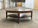 Modern Round Solid Wood Coffee Table, USA made | Tables by Marco Bogazzi