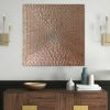 Copper 3d art texture wall art canvas copper leaf metal | Oil And Acrylic Painting in Paintings by Berez Art. Item composed of canvas and copper in contemporary or art deco style