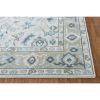 Lucerne Blue Wool Handknotted Rug | Area Rug in Rugs by Organic Weave Shop. Item composed of fiber