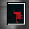 Red Square | Prints by Linda lhermite. Item made of canvas with metal