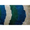 Silk Ikat Velvet Pillow Cover, Matching Multicolor Ikat | Sham in Linens & Bedding by Vintage Pillows Store. Item composed of cotton