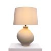 Krug Oval Table Lamp | Lamps by Home Blitz. Item made of cotton with ceramic works with contemporary & modern style