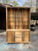 Custom sinker cypress China cabinet | Storage by Pelican State Woodworks