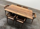 Hardwood Dining Table, Minimalist Solid Wood, Handmade in Portland | Tables by Marco Bogazzi