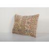 Muted Carpet Rug Pillow, Faded Ethnic Turkish Yastik Cushion | Sham in Linens & Bedding by Vintage Pillows Store. Item made of cotton with fiber