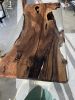 Dining Table - Epoxy Resin Table - Walnut Table | Tables by Tinella Collection. Item made of wood with metal works with contemporary & country & farmhouse style