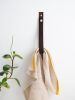 Large Leather Snap Wall Strap [Round End] | Storage by Keyaiira | leather + fiber | Artist Studio in Santa Rosa. Item composed of leather