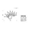 Alan Mizrahi SJ2181 Rosetta Ii | Chandeliers by Alan Mizrahi Lighting Design