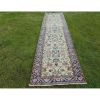 Contemporary Turkish Hallway Runner Rug With Mid Century | Rugs by Vintage Pillows Store. Item made of cotton with fiber