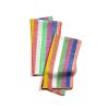 Rainbow Sherbet Multi-color Striped Dinner Napkins, Set of 2 | Linens & Bedding by Willow Ship