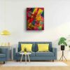In The Wine Glass - Original Oil Painting - Geometric Colors | Oil And Acrylic Painting in Paintings by Eman's Gallery