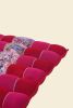 Upcycled Seat Cushion in Red | Pillows by BOI. Item composed of fabric in contemporary style