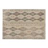 Decorative Embroidered Diamond Pattern Kilim Rug for Home | Area Rug in Rugs by Vintage Pillows Store. Item composed of wool and fiber