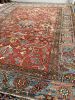 GORGEOUS & OPTIMISTIC Antique Persian Heriz | Rusts, | Area Rug in Rugs by The Loom House. Item composed of canvas