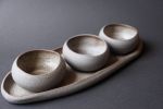 Bowl "Pebble" - organic natural shape stoneware in grey | Dinnerware by Laima Ceramics. Item made of stoneware compatible with minimalism and contemporary style