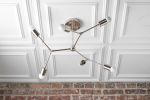 Modern Chandelier - Mid Century Lighting - Model No. 7409 | Chandeliers by Peared Creation. Item made of brass