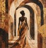 The Golden Arrival | Oil And Acrylic Painting in Paintings by Madame A. K. Selestan