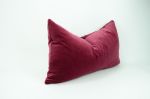 READY TO SHIP 16 x 16 inches // mulberry velvet pillow | Pillows by velvet + linen