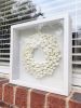 "Connection, coral" | Wall Sculpture in Wall Hangings by Art By Natasha Kanevski. Item made of canvas compatible with minimalism and contemporary style