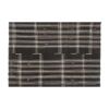 Vintage Black & White Striped Goat Hair Kilim Rug 8'1'' X 10 | Area Rug in Rugs by Vintage Pillows Store