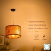 Helix Wooden Pendant Light | Pendants by Lit Lamps - Sustainable Mindful Lighting