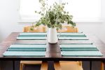 Inabel Placemat | Forrest Green | Tableware by NEEPA HUT. Item composed of cotton