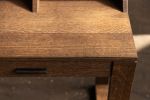 Flagg Desk | Classic Writing Desk or Home Office Computer | Furniture by Alabama Sawyer. Item made of wood