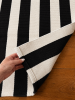Bellagio Black & Cream Runner Rug | Rugs by Busa Designs