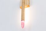 Open Box Prometheus Crystal | Sconces by Next Level Lighting. Item made of oak wood