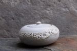 Lidded jar | Vessels & Containers by Laima Ceramics. Item made of stoneware