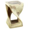 Haussmann® Original Wood Twist Stool 10 X 10 X 16 In | Chairs by Haussmann®