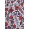 Suzani Tapestry With Bird Design, Animal Pictorial Silk on S | Tablecloth in Linens & Bedding by Vintage Pillows Store