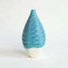 Medium Bottle in Mediterranean Sea | Vase in Vases & Vessels by by Alejandra Design. Item made of ceramic