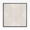 Geo X in Whitewash by DSCVR Art Framed Canvas Wall Art | Prints in Paintings by ArtCollectiv