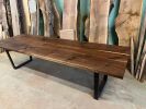 Walnut Dining Table | Tables by Good Wood Brothers. Item made of walnut works with mid century modern style