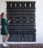 Extra Large Fiber Artwork - ROSA | Macrame Wall Hanging in Wall Hangings by Rianne Aarts / Teddy and Wool Studio