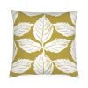 Rose Leaf Velvet Cushion | Pillows by Sean Martorana. Item composed of cotton