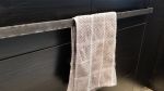 Low Profile Under Sink Kitchen Bathroom Towel Bar Rack | Storage by Element Hand Forged Hardware. Item composed of steel in rustic style