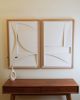 No. 13 Set of Two Plaster Wall Reliefs | Wall Sculpture in Wall Hangings by Joseph Aurelius