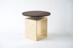 Levitating Circle Side Table | Tables by THE IRON ROOTS DESIGNS. Item composed of wood