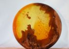 Desert Sunset Sirocco - Decorative Wood And Resin Plate | Decorative Plate in Decorative Objects by Scott Williams - Unique Originals